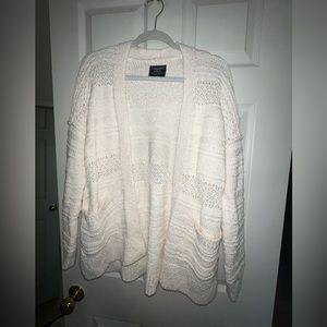 Cream Colored Abercrombie and Fitch Cardigan